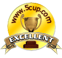 Rated as "Excellent" at 5Cup.com