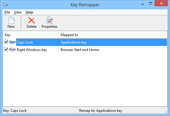 Remap Keys Windows Vista
