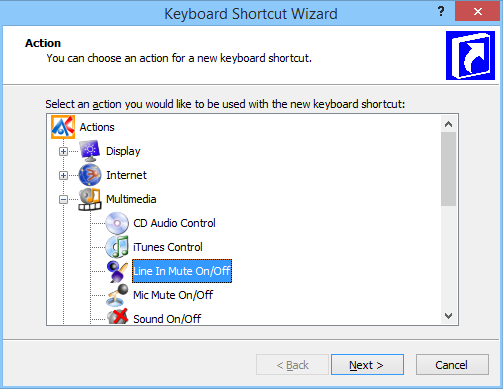Keyboard Shortcut Wizard